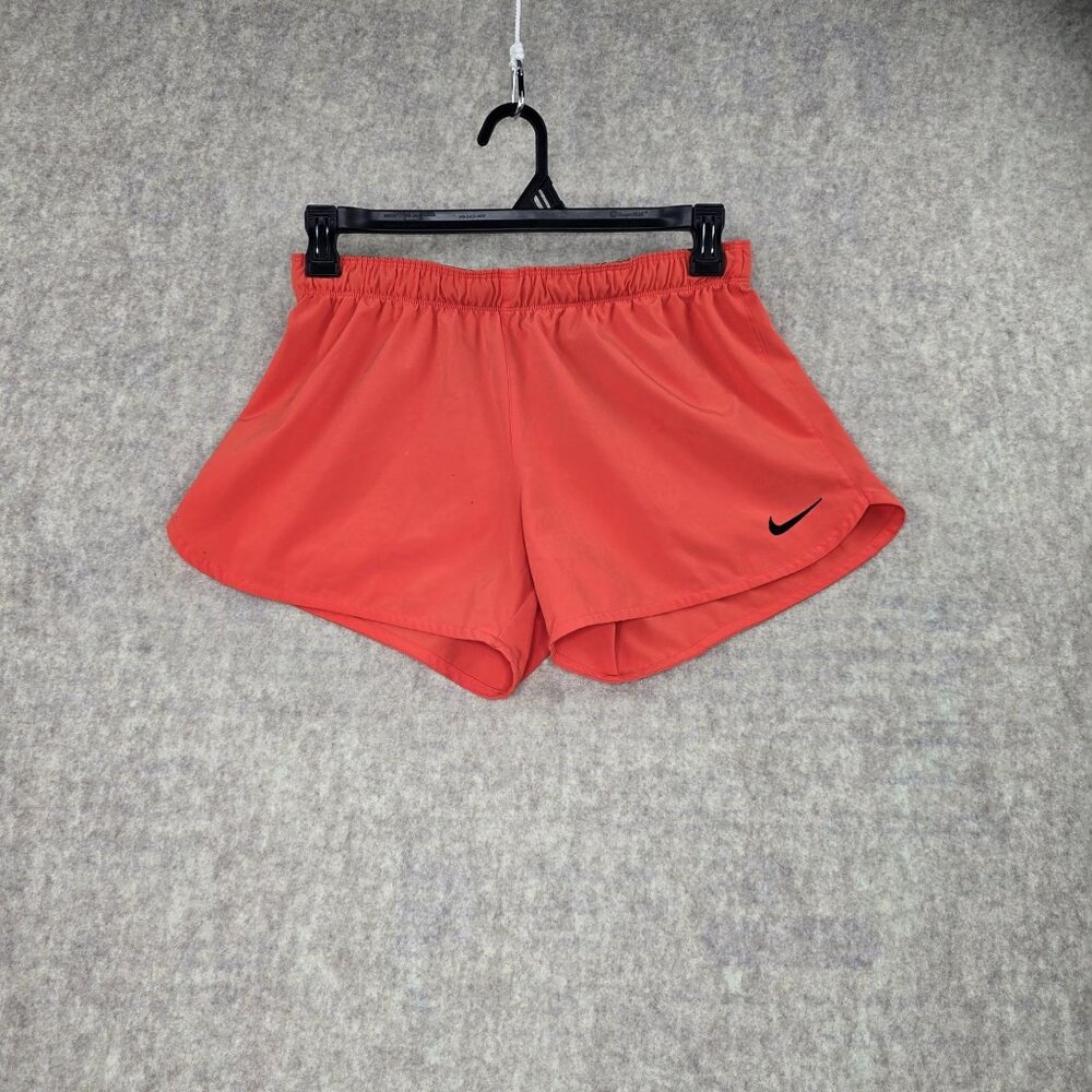 Nike Womens Running Shorts Coral Red Size M
